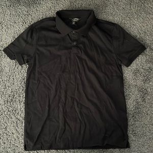 Banana Republic Luxe Touch Performance Polo Slim Fit - Black